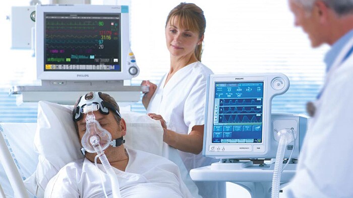 Cuidado Respiratorio - Ventilatorio en Hospital