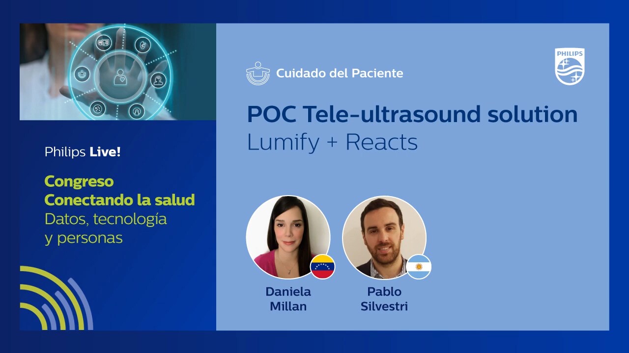 POC Tele-ultrasound: Solución Lumify + Reacts