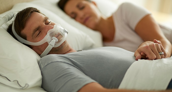 Mascarilla para la apnea del sueño