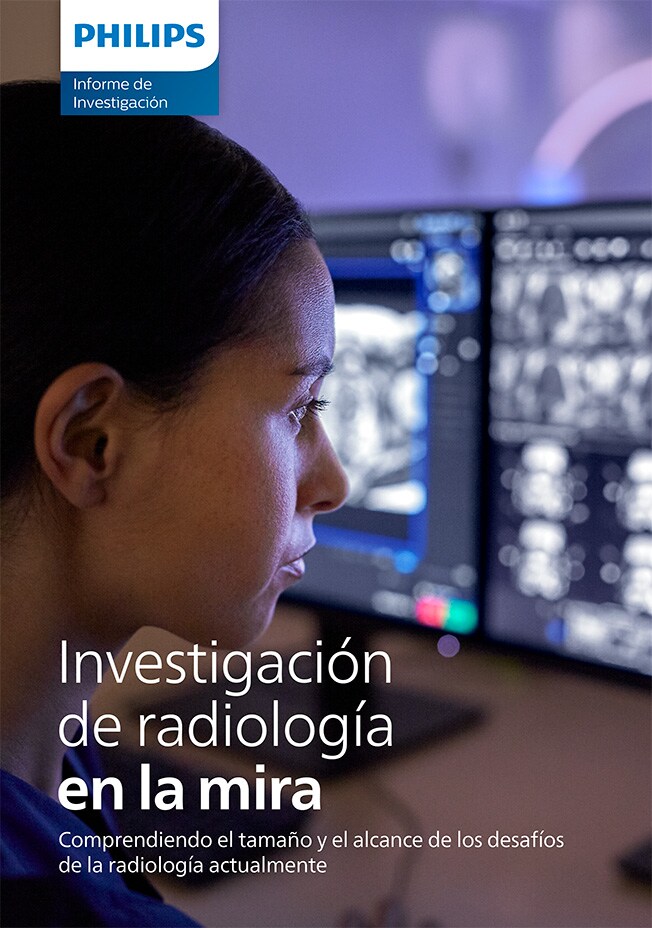 Portada del folleto del paquete de flujo de trabajo de radiología de Philips