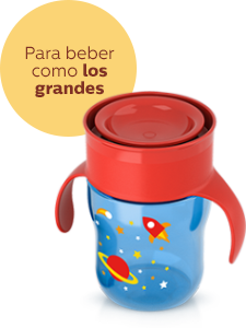 Vasos con boquilla para niños pequeños