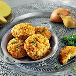 Buñuelos de patata al estilo Malasia